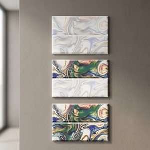 Offre Spéciale Carreaux Muraux Céramiques 3D Effet Brique Étanche Colorés 30x45cm 300x450mm 12x18inch pour Extérieur, Hall, Salle de Bain - Vente en Gros pour Entreprises - Product Image 1