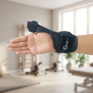 Attelle élastique HKJD pour poignet et pouce, soulagement de la douleur des lésions de la gaine tendineuse et des articulations, avec supports métalliques amovibles, gauche et droite - Product Image 6