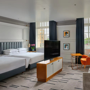 Ensembles cinq étoiles de chambre à coucher d'hôtel de luxe design personnalisé en 3D fabricant solide de produits d'accueil pour hôtels 5 étoiles - Product Image 2