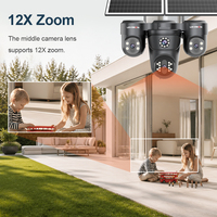 Caméra thermique professionnelle LS VISION à vision nocturne IR 25m, détection humanoïde IA, vision à distance solaire 30m, 4K, pour vidéosurveillance