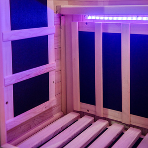 Casa piccola in legno per interni 1 persona vicino alla stanza Sauna a infrarossi - Product Image 3