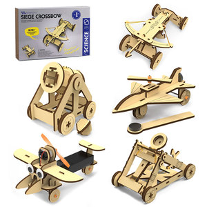 Tự làm lắp ráp mô hình bằng gỗ khoa học gốc Đồ chơi Bộ dụng cụ giáo dục cho trẻ em - Product Image 1