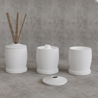 2024 ensemble de diffuseurs de roseaux d'arôme en céramique unique de luxe avec logo personnalisé décor d'hôtel à la maison diffuseur de roseaux aromatiques parfumés