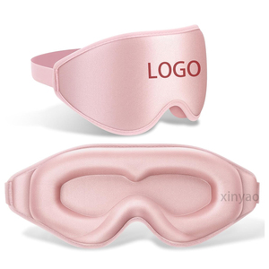 Antifaz para <span class=keywords><strong>Dormir</strong></span> con Logotipo Personalizado, Diseño 3D Contorneado, Bloqueo Completo de Luz, Relleno de Espuma Viscoelástica, Cero Presión, Correa Ajustable - Product Image 1