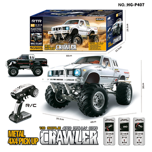 SJY-HG-P407 Rtr Xe 1/10 2.4G 4WD Rally <span class=keywords><strong>RC</strong></span> Xe Kim Loại 4X4 Xe Tải Pickup Đá <span class=keywords><strong>Crawler</strong></span> Tự Làm Tất Cả Các Địa hình Off-Road Xe - Product Image 4