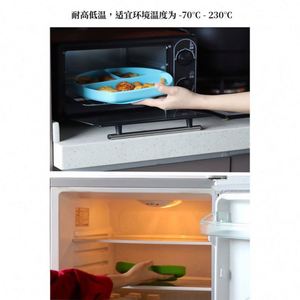 Juego de alimentación para bebés al por mayor, sin BPA, con tapete, taza, cuchara con separador, platos de silicona, cuenco con ventosa y plato de silicona, ecológico para niños - Product Image 3