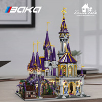8510 Piezas Castillo Mágico de Ensueño, Casas de Juguete, Bloques de Construcción de Ciudades, Kit de Modelo MOC, Set de Construcción de Arquitectura Modular, Ideas de Regalo para Adultos