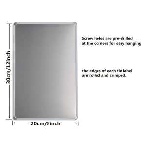 <span class=keywords><strong>Vente</strong></span> chaude de plaques en étain en gros pour la décoration murale de bar, <span class=keywords><strong>garage</strong></span>, 20*30cm, bar à bière, cave d'homme, voiture, plaques en étain personnalisées en gros, <span class=keywords><strong>automobile</strong></span> - Product Image 6