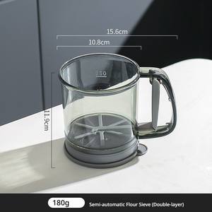 Tamiz <span class=keywords><strong>de</strong></span> <span class=keywords><strong>Harina</strong></span> Semiautomático Eficiente <span class=keywords><strong>para</strong></span> Repostería con Cuerpo Transparente y Gran Capacidad <span class=keywords><strong>para</strong></span> Necesidades <span class=keywords><strong>de</strong></span> Repostería en Lotes - Product Image 2