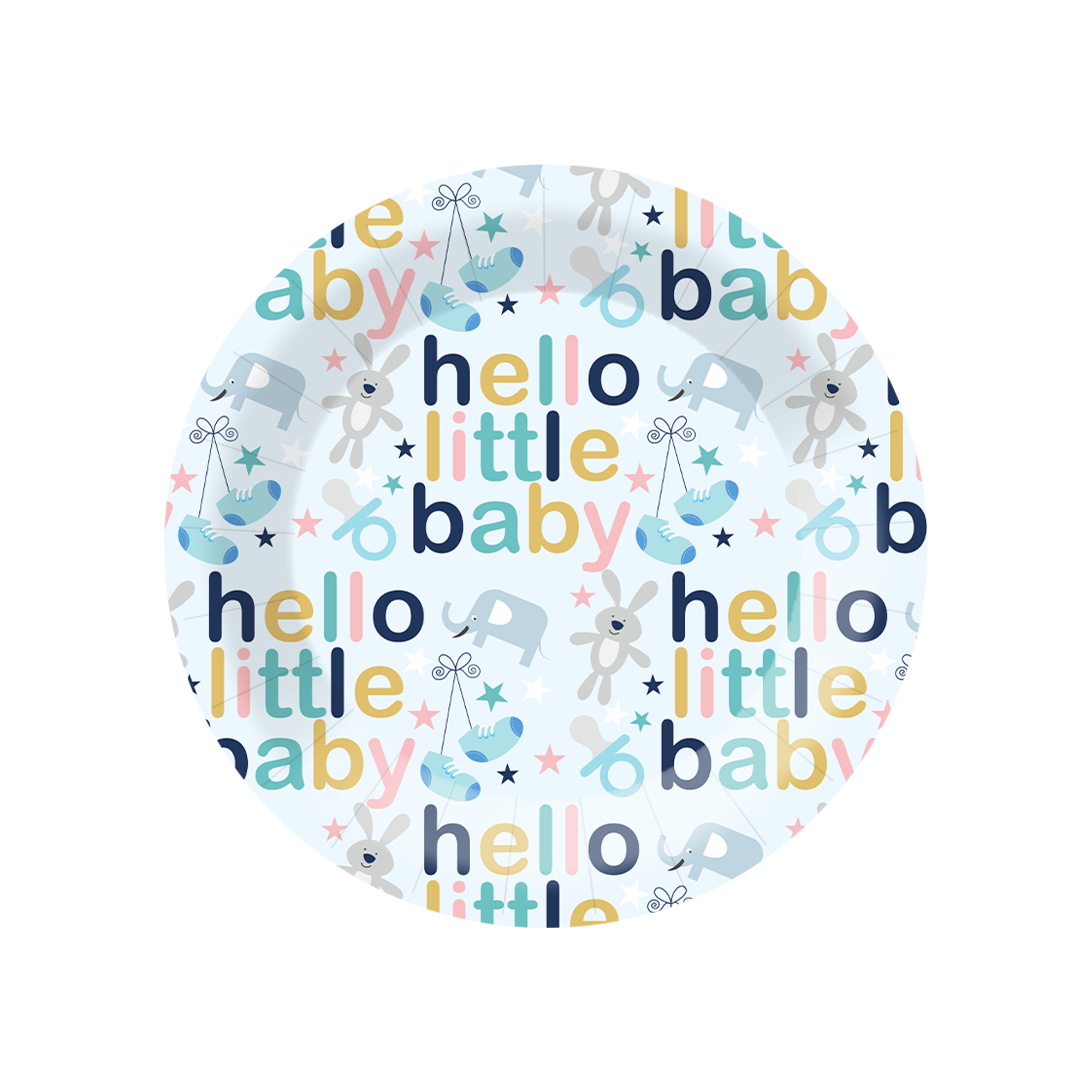 Plato de papel de 9 pulgadas * 8 piezas