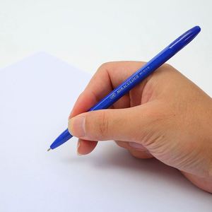Stylo bille à insérer avec logo imprimé, recharge bleue huileuse, vente en gros pour fabricants, boîte de papeterie - Product Image 4