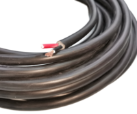 Câble d'alimentation basse tension pré-coupé Royal Cord 3,5 mm 4/6 conducteurs en cuivre, isolation XLPE, gaine PVC (AWG 12/2) Perma Cord