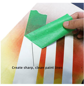 UJANG Ruban <span class=keywords><strong>de</strong></span> masquage vert haute viscosité <span class=keywords><strong>pour</strong></span> mur extérieur, peinture en pierre véritable, <span class=keywords><strong>grille</strong></span> et <span class=keywords><strong>séparation</strong></span> des couleurs, peinture <span class=keywords><strong>de</strong></span> <span class=keywords><strong>voiture</strong></span> en forme <span class=keywords><strong>de</strong></span> brique - Product Image 4