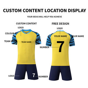 All'ingrosso su misura di alta qualità tute da <span class=keywords><strong>calcio</strong></span>, set da <span class=keywords><strong>calcio</strong></span> da uomo, abbigliamento sportivo traspirante - Product Image 3