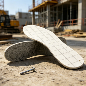 Semelle intermédiaire anti-perforation conforme à la norme ASTM F2413, non tissée, écologique, flexible, haute résistance, pour chaussures de sécurité minières - Product Image 1
