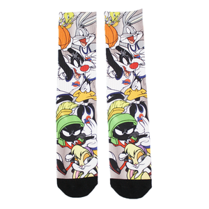 패션 <span class=keywords><strong>100</strong></span> 폴리 에스터 사용자 정의 로고 인쇄 승화 만화 소년 양말 - Product Image 4