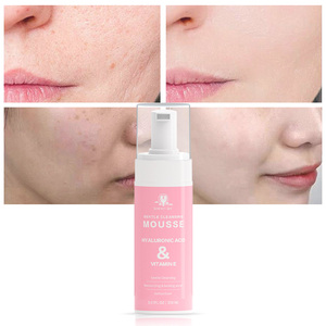 Espuma Limpiadora Facial de Bajo Pedido Mínimo, Espuma Limpiadora Facial Natural Orgánica, Exfoliante Suave, Calmante, Blanqueadora, para Mujeres - Product Image 4