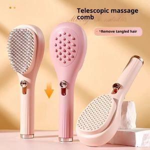 Peine de Aire Retráctil para Mujer, Bonito Cepillo para Peinar el Cabello, Esponjoso, Portátil, Masajeador, Limpieza Automática del Cabello Caído - Product Image 2