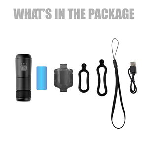 BRIVIGA <span class=keywords><strong>Petit</strong></span> phare avant de <span class=keywords><strong>vélo</strong></span> en forme de colonne avec poche pour gilet, charge USB-C, indicateur de puissance, 700LM900mAh - Product Image 5