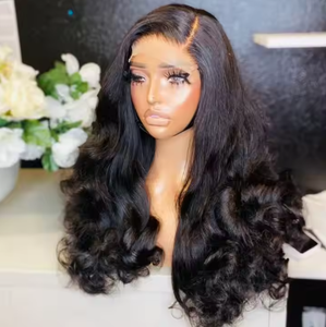 Pelucas delanteras de encaje HD de cabello humano doble dibujado vietnamita crudo por Peluca de onda del cuerpo de cabello humano arrancado Proveedor de pelucas delanteras de encaje sin pegamento - Product Image 2