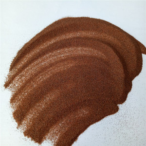 <span class=keywords><strong>Haixu</strong></span> Abrasives วัตถุดิบธรรมชาติทรายหยาบสีแดงพ่นทรายขัดกรวดโกเมนราคา - Product Image 3
