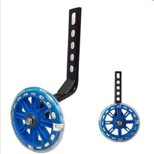 Ruedas de entrenamiento para bicicletas infantiles de 12 pulgadas, color rosa, de metal, con luces intermitentes, para bicicletas de equilibrio para niños - Product Image 2