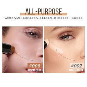 كريم أساس غير لامع مقاوم للماء يغير لونه ماكياج للوجه كريم أساس يمنح تغطية كاملة - Product Image 5