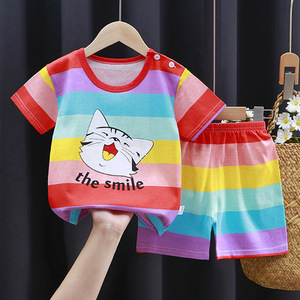 Ropa de Verano para Niños al por Mayor, Conjunto de Camiseta y Pantalones Cortos, Ropa para Niños, Conjuntos de Ropa para Bebés - Product Image 2