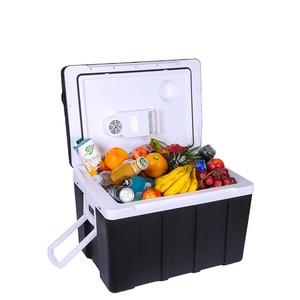 Rueda de mango portátil 50L 12V 100V 240V plástico de gran capacidad para acampar <span class=keywords><strong>nevera</strong></span> refrigerador de coche - Product Image 3