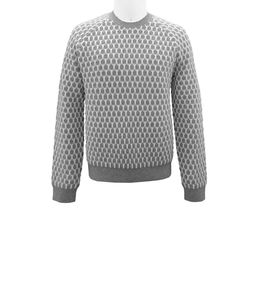 Pull en tricot à motif géométrique pour homme, manches longues, vêtements d'automne - Product Image 4