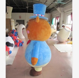 Carino grande peluche orso Panda Costume da mascotte per la promozione che cammina modello di cartone animato con Design Bowser - Product Image 2