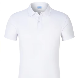 Sales Promotion Custom Logo Solid Color Plain Blank Polyester Embroidery Washed t Shirt T-Shirts Sport Outdoor Men's Polo Shirts