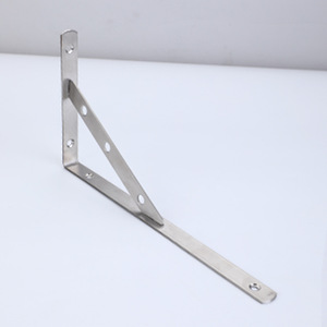 Support d'étagère mural triangulaire en acier inoxydable épaissi, 3 mm, 4 mm, 6 mm, 8 mm, 16 pouces, support d'angle droit durable - Product Image 3
