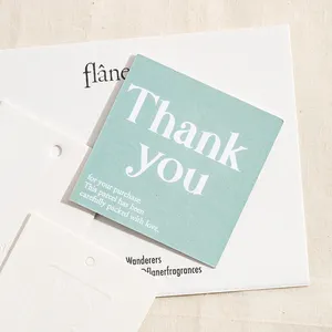 High-grade Thank you card custom logo printing special texture business cards customized