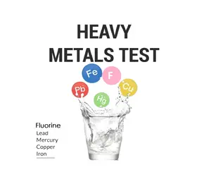 Hot sale CE ODM 5 in 1 Lead Iron Copper Mercury and Fluorine Water Test Kit heavy metal test strips manufacturer