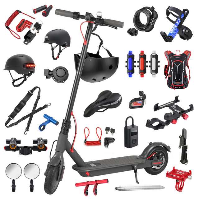 Stock Electric Scooter Essential Spare Parts Accessories for Cityneye Mi M365 Ninebot G30 Max /ES1/2/4 E Scooter Part Accessory