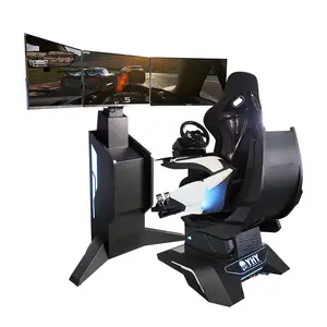 YHY Vr/ar/mr Equipment 3 Screen 9d Vr Game Machine Riding 3 Dof Driving Motion Vr Racing Simulator