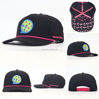 Gorra Deportiva Personalizada para Hombre, de 5 Paneles, con Perforaciones Cortadas a Láser, Impermeable, con Cierre a Presión, Logotipo de Goma, Secado Rápido