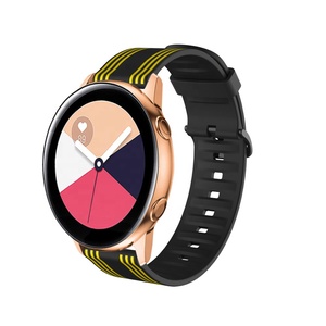 <span class=keywords><strong>Bracelet</strong></span> de montre en silicone 20mm 22mm pour <span class=keywords><strong>Samsung</strong></span> Galaxy 42mm 46mm Active 2 <span class=keywords><strong>Gear</strong></span> <span class=keywords><strong>S2</strong></span> S3 <span class=keywords><strong>Bracelet</strong></span> pour Huawei Huami Smart Watch - Product Image 3
