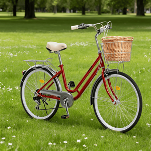 Bicicleta Urbana Vintage para Mujer, Venta al Por Mayor de Fábrica, 24/26 Pulgadas, para Desplazamientos Diarios en la Ciudad - Product Image 4