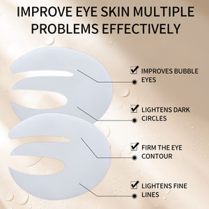 Masque facial invisible anti-rides en gros OEM, patchs de collagène hydrogel pour le contour des yeux, avec du rétinol et des ingrédients végétaliens - Product Image 4
