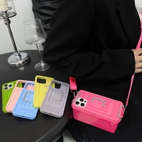 Étui de téléphone multifonctionnel antichoc et anti-chute pour iPhone 13, 12, 11, X, XS MAX en silicone avec cordon inclus (Guangzhou)