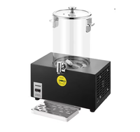 Distributeur de jus électrique à réservoir unique/double 220v Réfrigération en plastique en acier inoxydable 10L20L Distributeur de machine à boissons froides