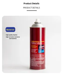 Lata de hojalata con impresión offset, compatible con ODM/OEM, bajo MOQ, para envasado de aerosoles de <span class=keywords><strong>butano</strong></span>, gas licuado y pintura en spray - Product Image 2