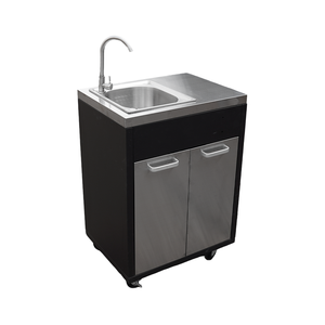 2026 New Customized Modern Style Outdoor Commercial Kitchen Cabinet Freestanding Gas <strong>BBQ</strong> Grill Cabinet - Product Image 4