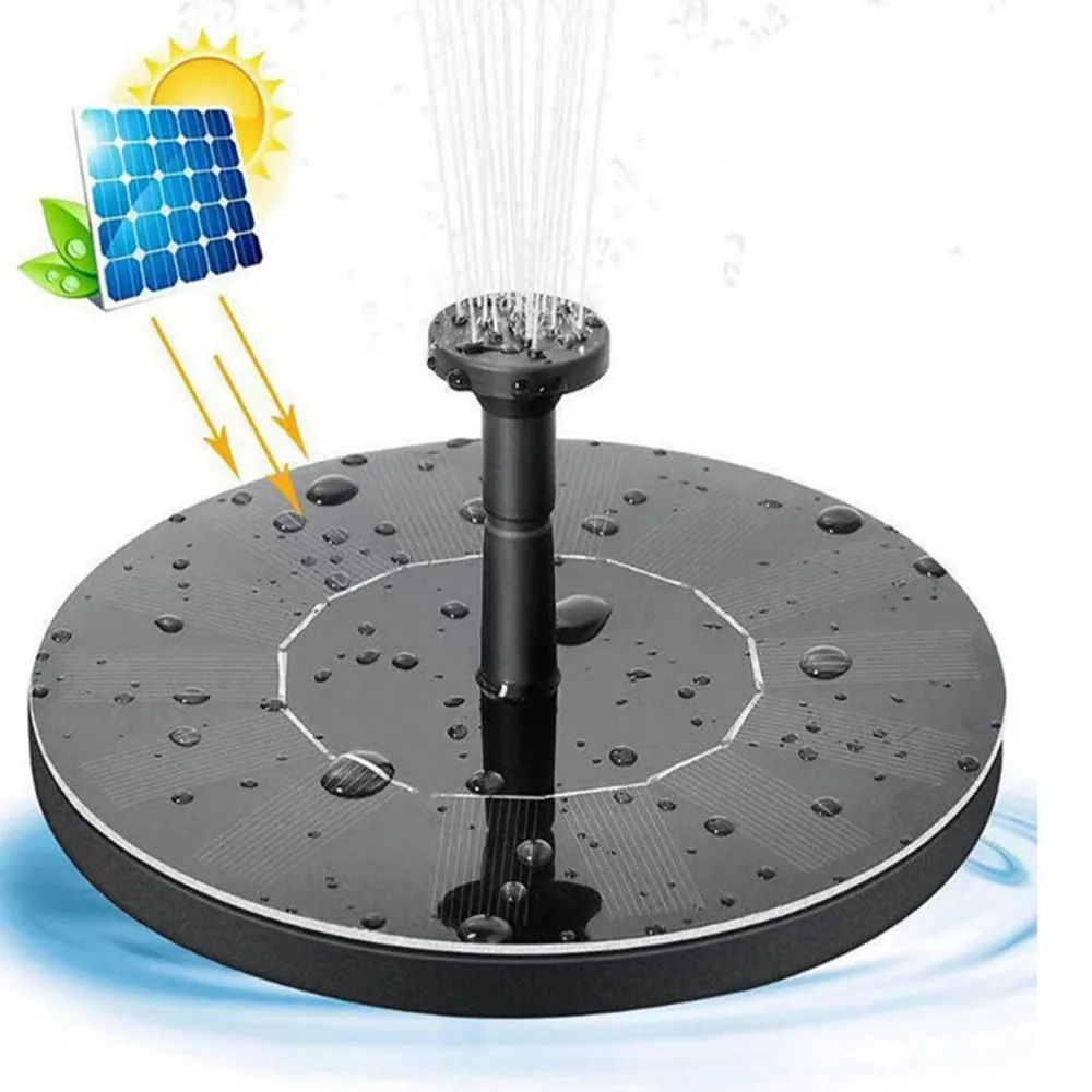 Mini Solar Water Fountain Pool Waterfall solar water pump Garden Decoration Outdoor Bird Bath solar fountain