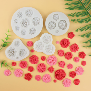 <span class=keywords><strong>Moule</strong></span> en silicone pour <span class=keywords><strong>chocolat</strong></span> en relief, collection de fleurs de rose, <span class=keywords><strong>moule</strong></span> en silicone pour gâteau <span class=keywords><strong>fondant</strong></span>, <span class=keywords><strong>moule</strong></span> à pâtisserie - Product Image 2