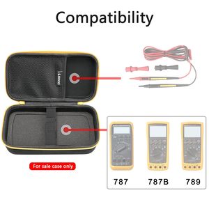 กระเป๋าใส่เครื่องมือวัดแบบพกพา Rlsoco สำหรับ Fluke 789 787B 787 Process Meter ทำจากนีโอพรีนอย่างดี - Product Image 4