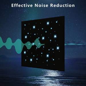 Starlight Polyester Vezel Plafond Akoestisch Paneel Met Led-Verlichting-Modern Ontwerp Voor Buiten/Buiten Gebruik - Product Image 4