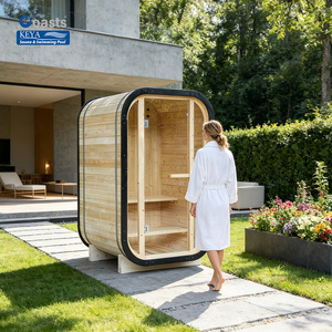 Vente directe usine : Sauna extérieur chauffé au granulés de bois, cabine dôme <span class=keywords><strong>en</strong></span> bois <span class=keywords><strong>pour</strong></span> l'extérieur - Product Image 1
